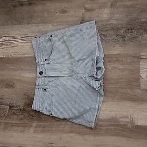 Abercrombie & Fitch Striped High Rise Shorts